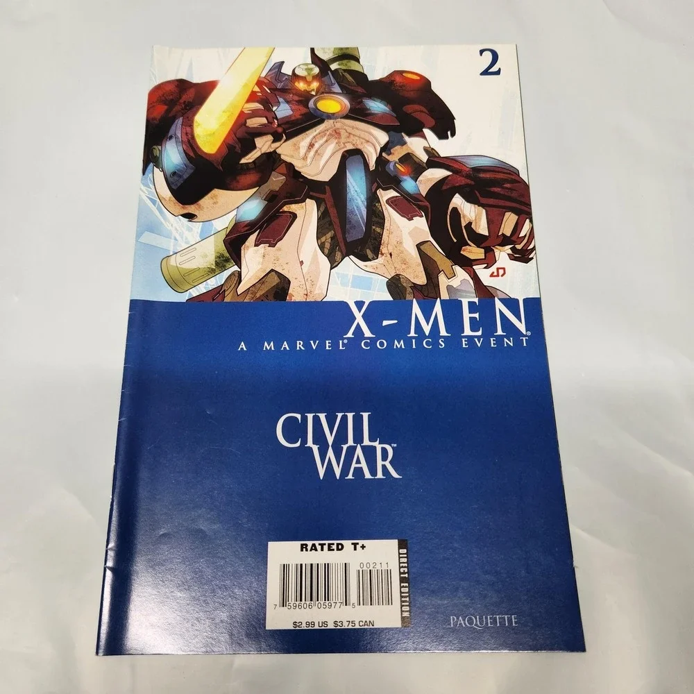 Marvel‎ Comics X-Men Civil War #1-4 2006 Comic Book Lot - Picture 2 of 5